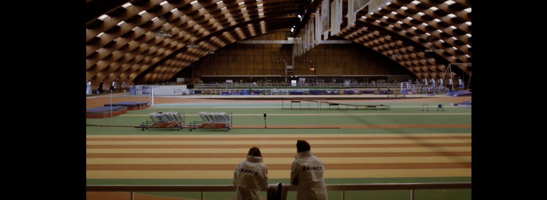 Adidas French team film, athlete walking to the stadium — image 01