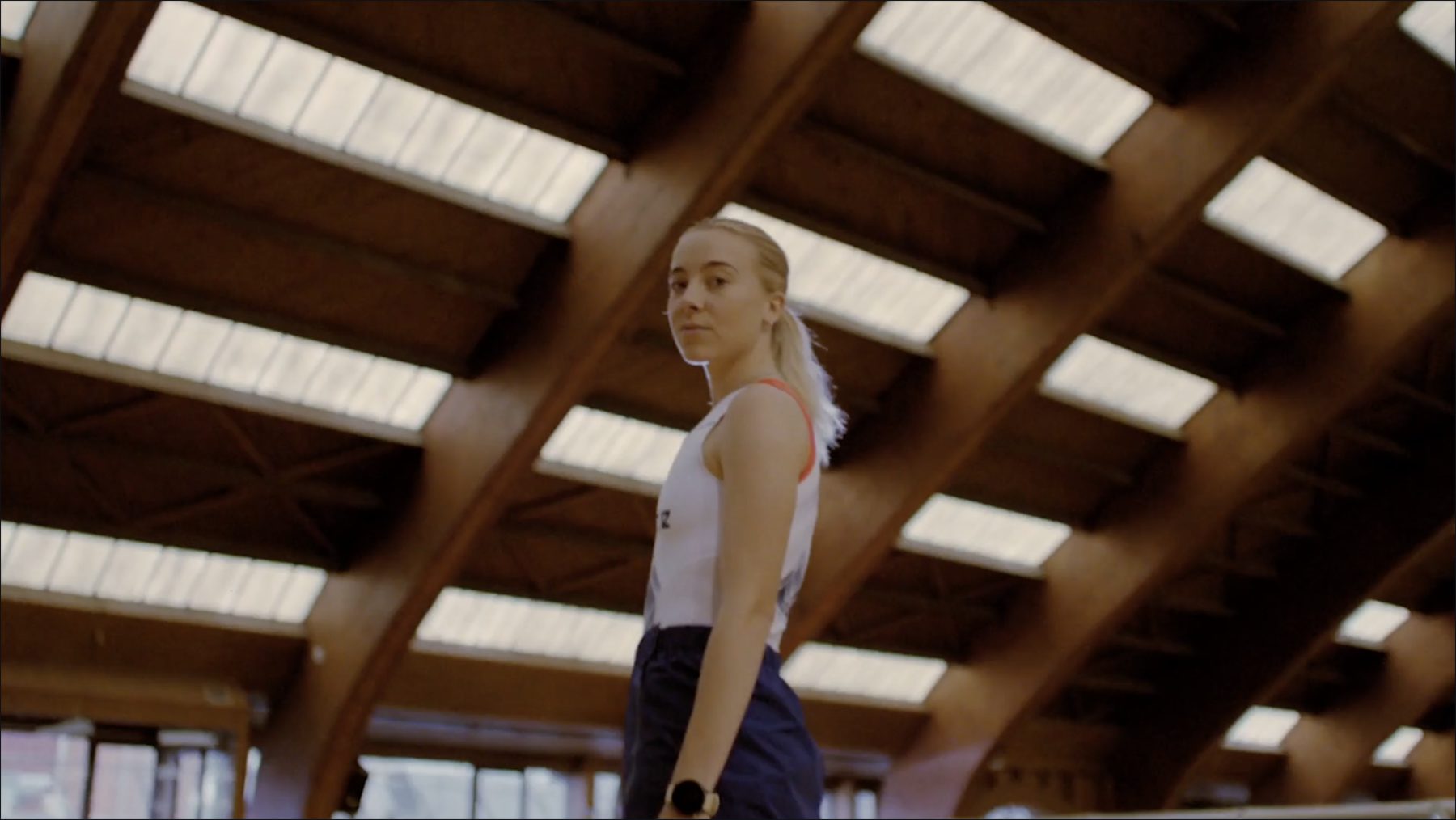 Adidas French team film, athlete walking to the stadium — image 03