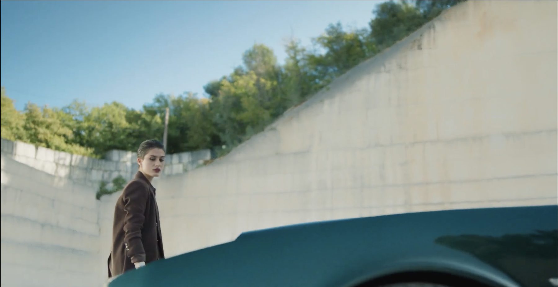 Aston Martin and Girard-Perregaux brand film, vintage car on a mountain road — image 03