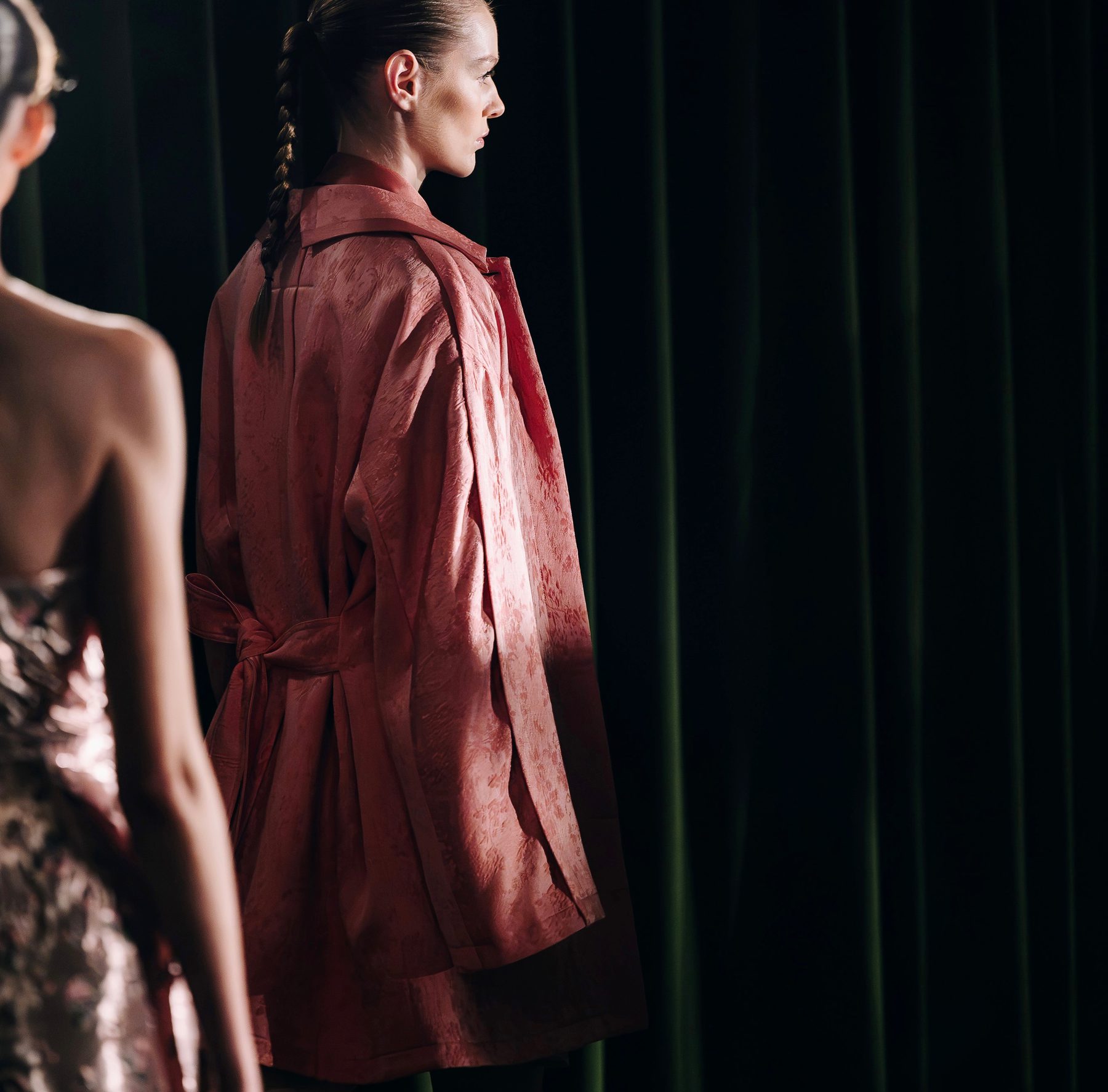 Jason Wu Spring/Summer 2027 presentation in New York, figures in low light — image 03